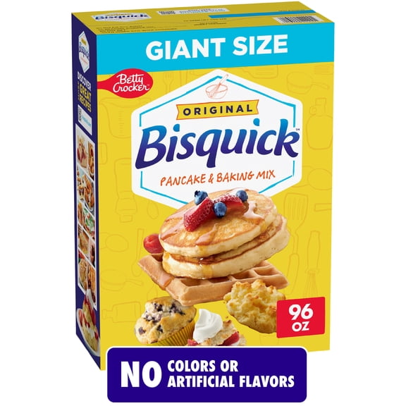 Betty Crocker Bisquick Pancake and Baking Mix, Original, Giant Size, 96 oz