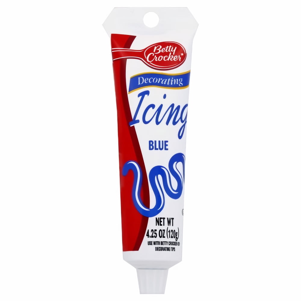 Betty Crocker Blue Decorating Icing Tube 4.25 oz (Pack of 5)