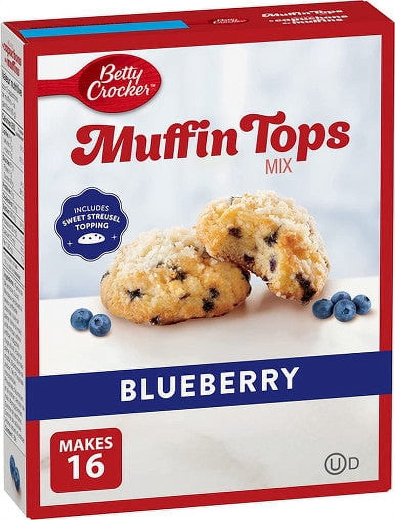 Betty Crocker Blueberry Muffin Tops Mix, 337g/11.8 oz. Box {Imported