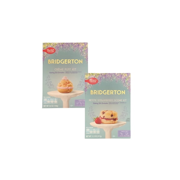 Betty Crocker Bridgerton Baking Kits - 2 pack - Strawberry Scone and Creme Puff