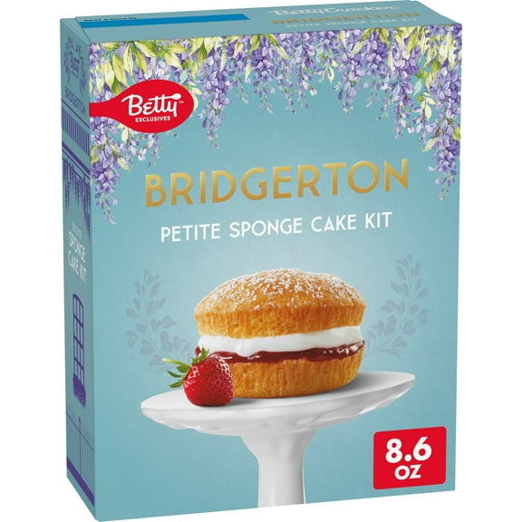 Betty Crocker Bridgerton Petite Sponge Cake Baking Kit, 8.6 oz