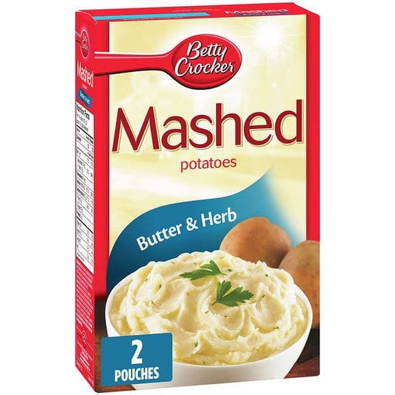 Betty Crocker, Butter & Herb, Mashed Potatoes, 215g/7.6oz