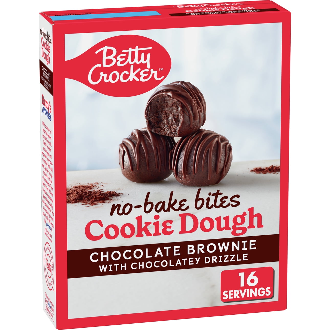 Betty Crocker Chocolate Brownie No-Bake Cookie Dough, 12.2 oz