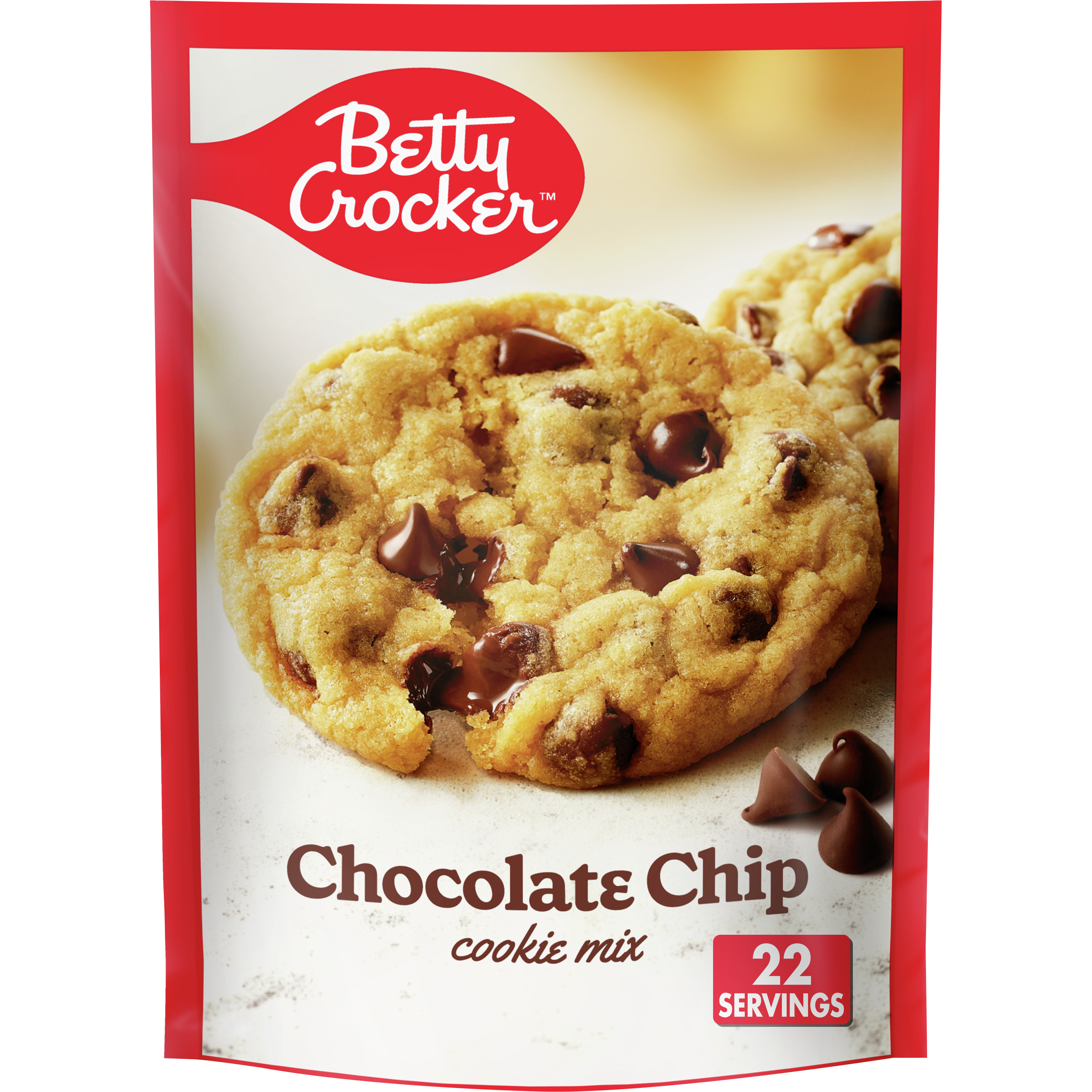 Betty Crocker Chocolate Chip Cookies, Cookie Baking Mix, 17.5 oz - image 1 of 9
