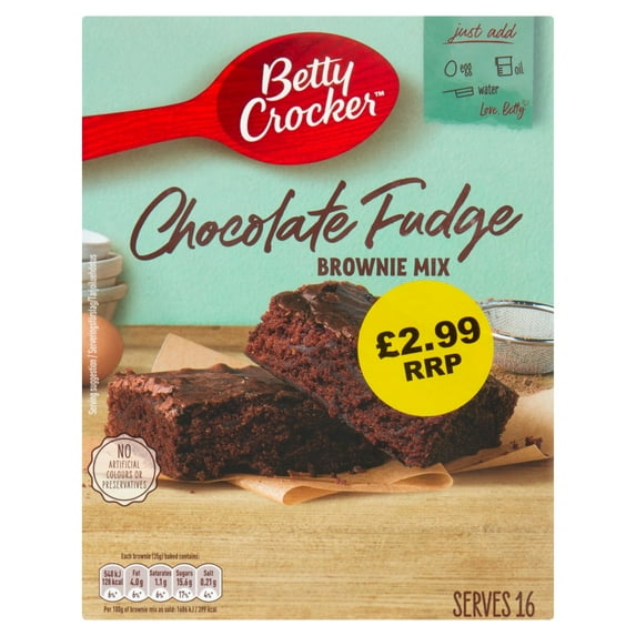 Betty Crocker Chocolate Fudge Brownie Mix 415g (pack of 6)