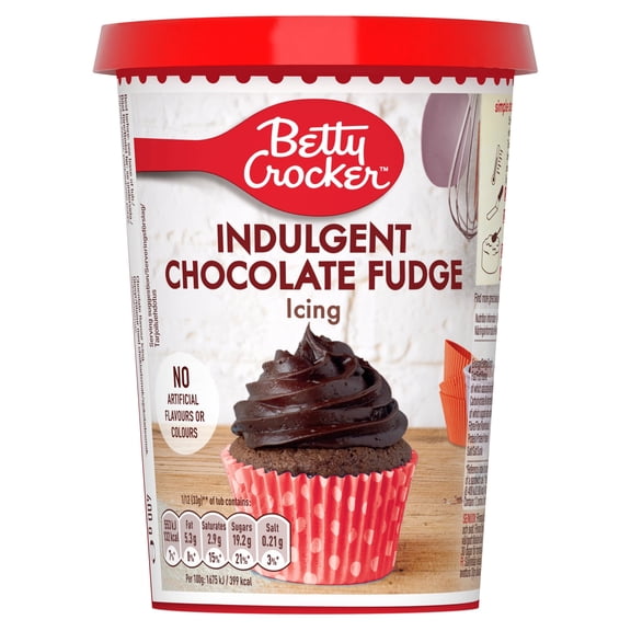 Betty Crocker Chocolate Fudge Icing 400G, Imported from Britain