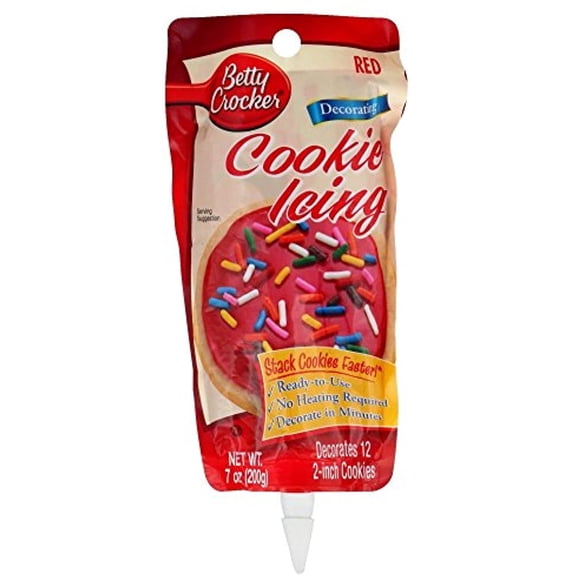 Betty Crocker Cookie Icing Red, 7-Ounce (Pack Of 6)