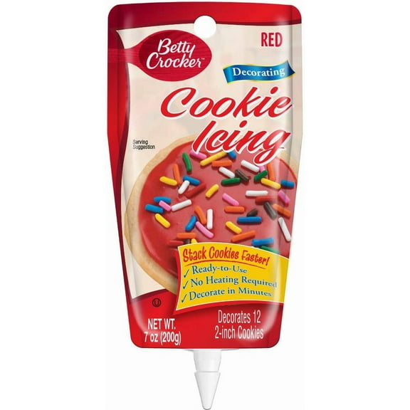 Betty Crocker Cookie Icing, Red, 7 oz