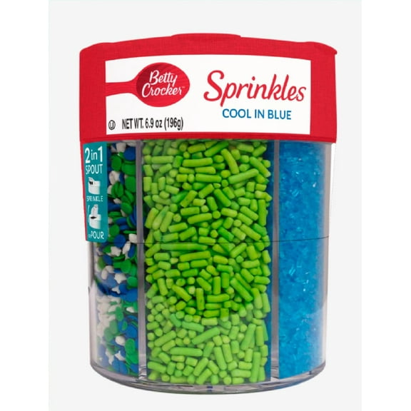 Betty Crocker Cool in Blue Assorted Sprinkles 6.9 oz - Pack of 1