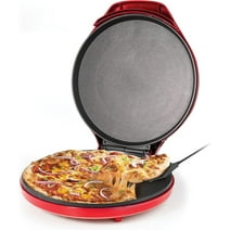 Betty Crocker Countertop Pizza Maker, Bundle with Pizza Cutter and 14" Round Parchment Paper (100 Sheets)