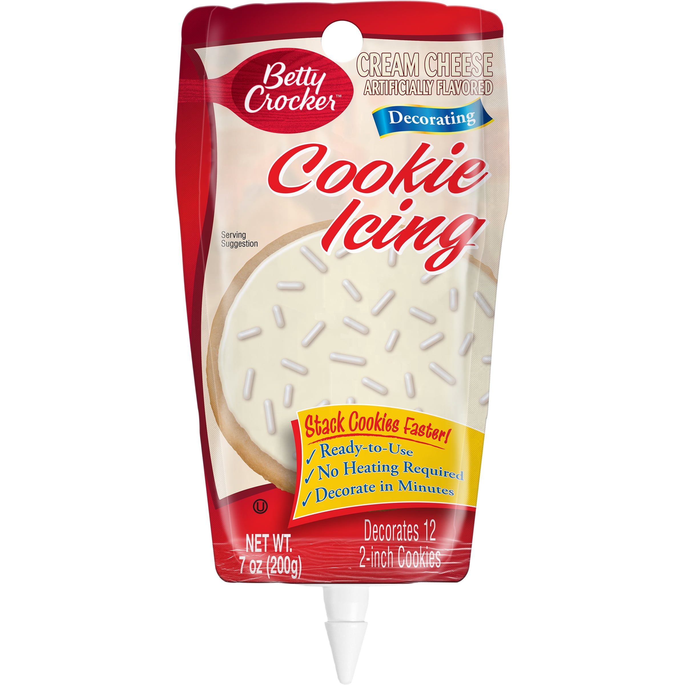 Betty Crocker Cream Cheese Cookie Icing, 7 oz
