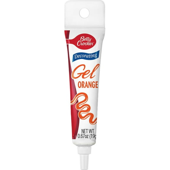 Betty Crocker Decorating Gel .67oz-Orange (Pack of 20)