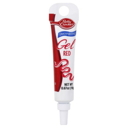 Betty Crocker Decorating Gel Red, 0.68-Ounce (Pack of 12)
