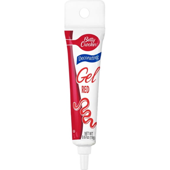 Betty Crocker Decorating Gel Red 0.68 oz (Pack of 4)