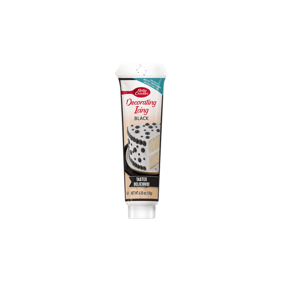 Betty Crocker Decorating Icing Tube, Black, 4.25 Ounces