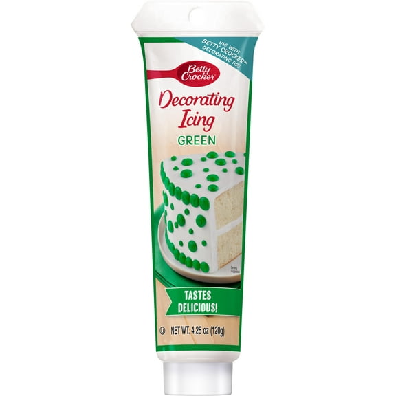 Betty Crocker Decorating Icing Tube, Green, 4.25 Ounces