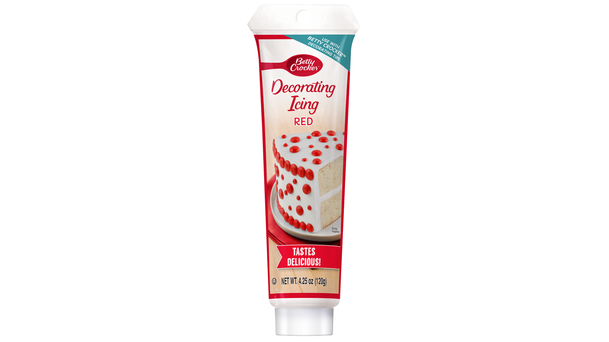 Betty Crocker Decorating Icing Tube, Red, 4.25 Ounces - image 1 of 3