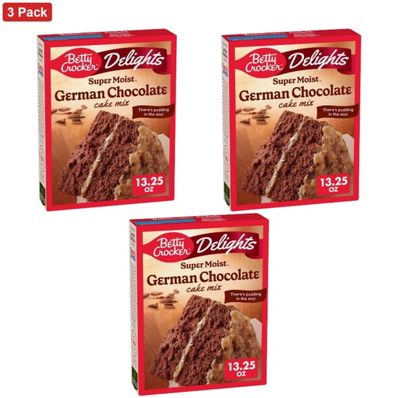 Betty Crocker Delights German Chocolate Cake Mix - 13.25oz