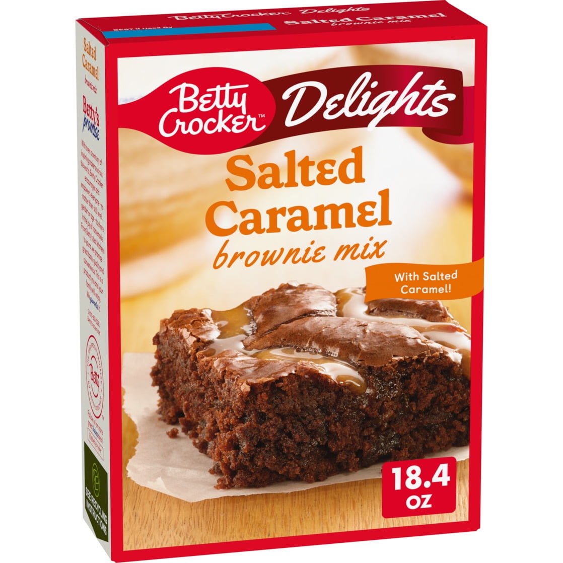 Betty Crocker Delights Salted Caramel Brownie Mix, 18.4 oz.