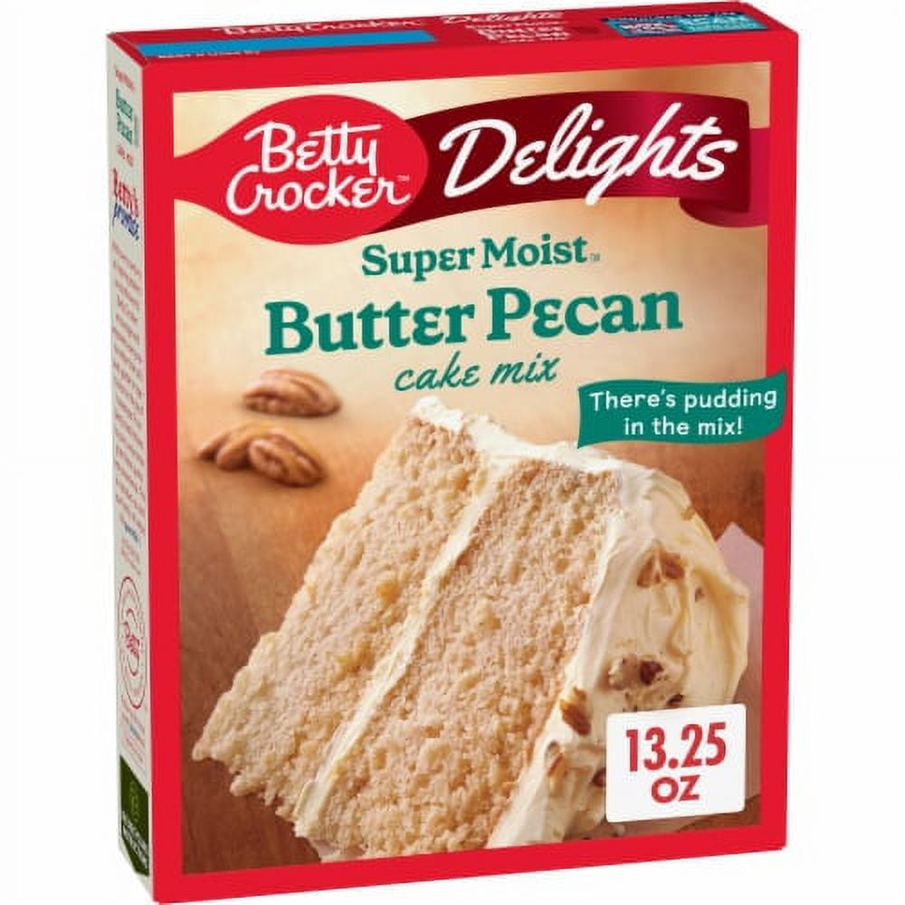 Betty Crocker Delights Super Moist Butter Pecan Cake Mix 13.25 oz.