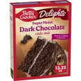 thumbnail image 1 of Betty Crocker Delights Super Moist Dark Chocolate Cake Mix, 13.25 Oz. - Pack of 2, 1 of 5