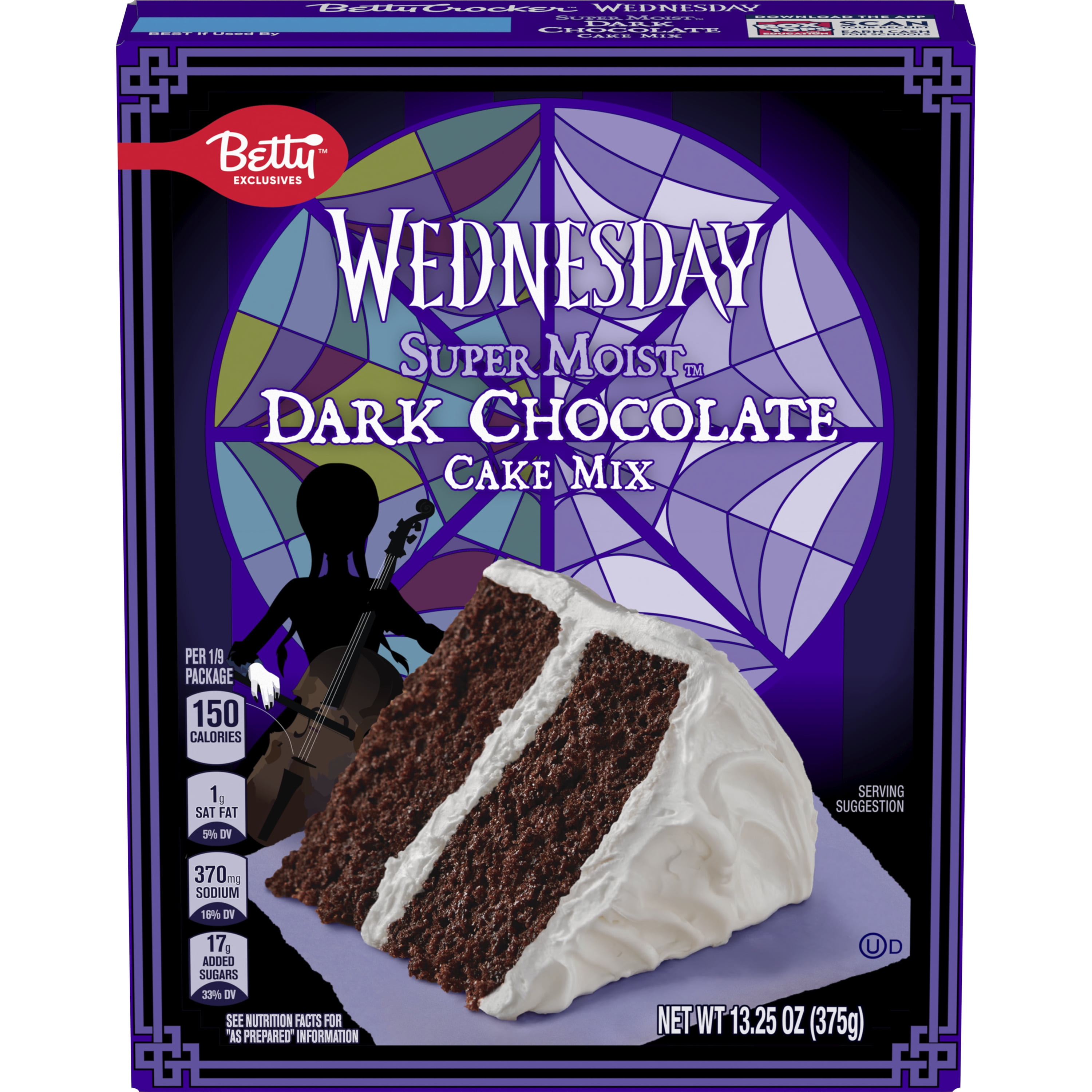 Betty Exclusives Wednesday Super Moist Dark Chocolate Cake Mix