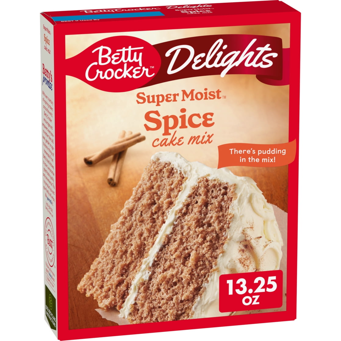 Betty Crocker Delights Super Moist Spice Cake Mix, 13.25 oz