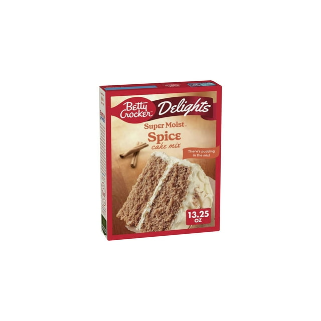 Betty Crocker Delights Super Moist Spice Cake Mix (Pack of 2)