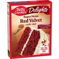 thumbnail image 1 of Betty Crocker Delights Super Moist Red Velvet Cake Mix, 13.25 oz., 1 of 15