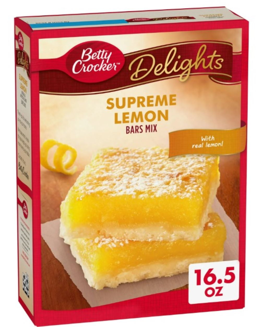 Betty Crocker Delights Supreme Lemon Bars Mix 16.5 oz (Pack of 14)
