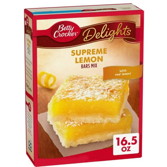 Betty Crocker Delights Supreme Lemon Bars Mix 16.5 oz (Pack of 14)