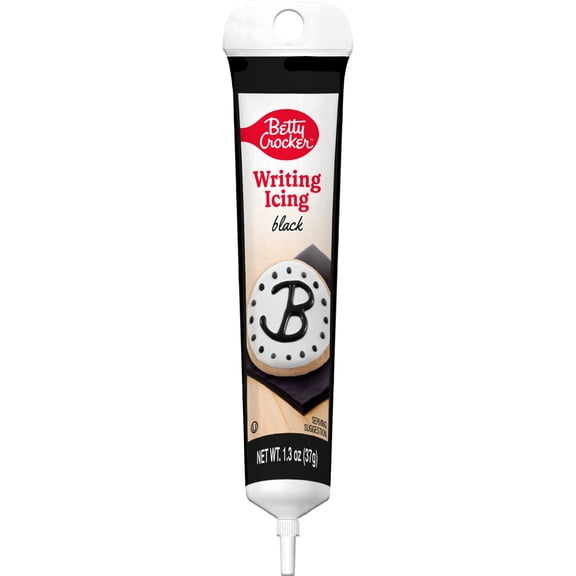 Betty Crocker Dessert Decorating Writing Icing, Black, 1 Count, 1.3 Ounce