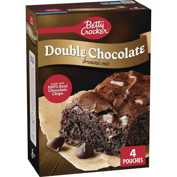 Betty Crocker Double Chocolate Brownie Mix 4 Pack