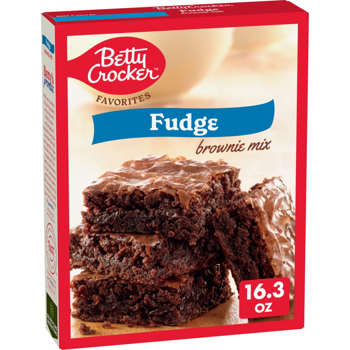 Betty Crocker Favorites Fudge Brownie Mix, Holiday Baking, 16.3 oz
