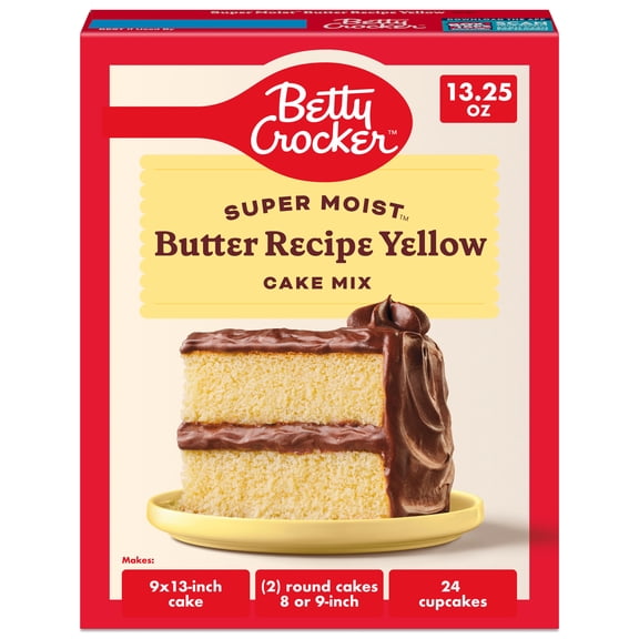 Betty Crocker Favorites Super Moist Butter Recipe Yellow Cake Mix, 13.25 oz