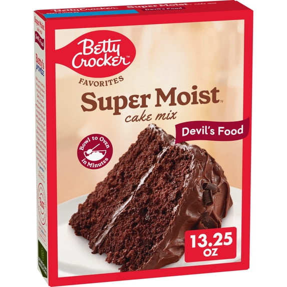 Betty Crocker Favorites Super Moist Devil's Food Cake Mix, 13.25 oz