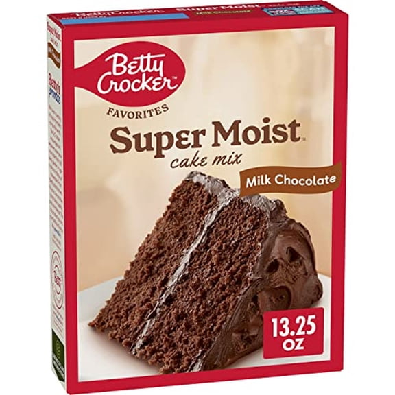 Betty Crocker Favorites Super Moist Milk Chocolate Cake Mix (Pack of 24)