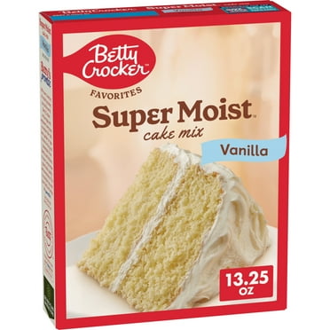 Betty Crocker Favorites Super Moist Vanilla Flavored Cake Mix, 13.25 oz