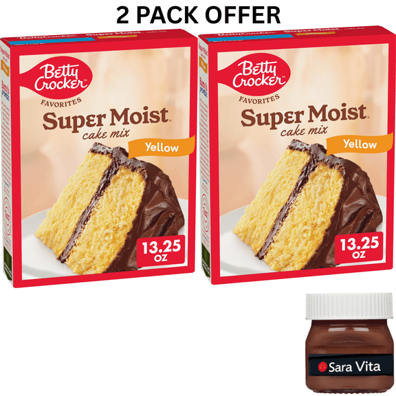 Betty Crocker Favorites Super Moist Yellow Cake Mix, 13.25 oz