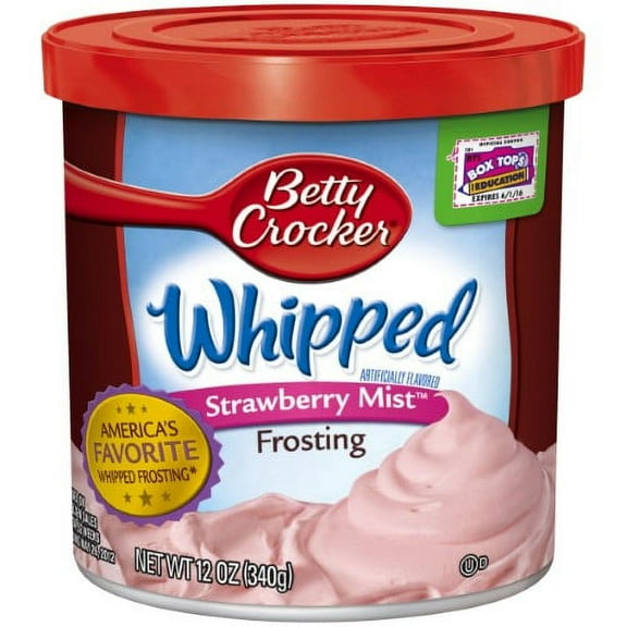 Betty Crocker Frosting Whipped Strawberry Mist 12 oz (Pack of 6)