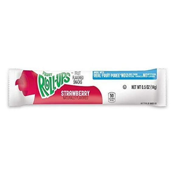 Betty Crocker Fruit Roll Ups, Strawberry, 0.5 Oz, 96 Count