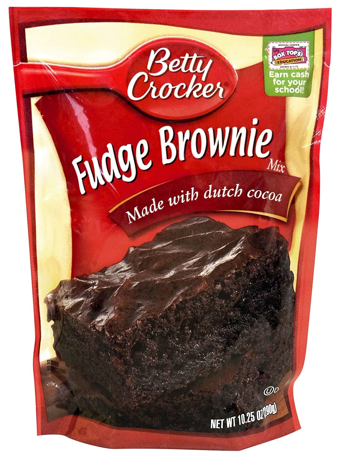 Betty Crocker Fudge Brownie Mix, 10.25Ounce Pouches (Pack Of 9