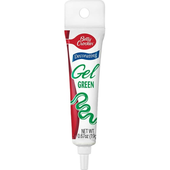 Betty Crocker Gel Icing, Green, 0.67 oz (Pack of 18)