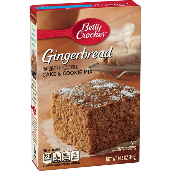 Betty Crocker Gingerbread Cake And Cookie Mix, 14.5 Oz. Packaging May Vary