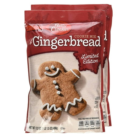 Betty Crocker Gingerbread Cookie Mix 17.5 Oz (Pack Of 2)