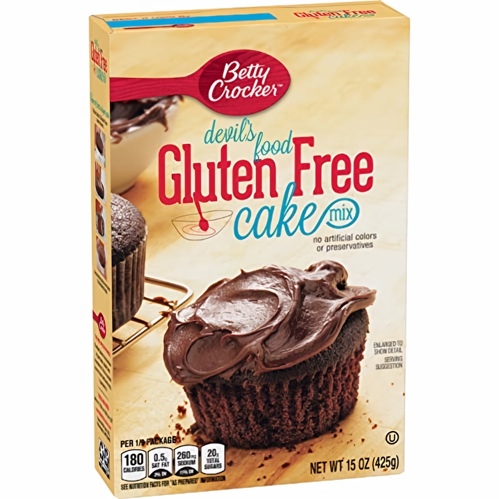 Betty Crocker Gluten Free Cake Mix Devil's Food (Pack of 6)