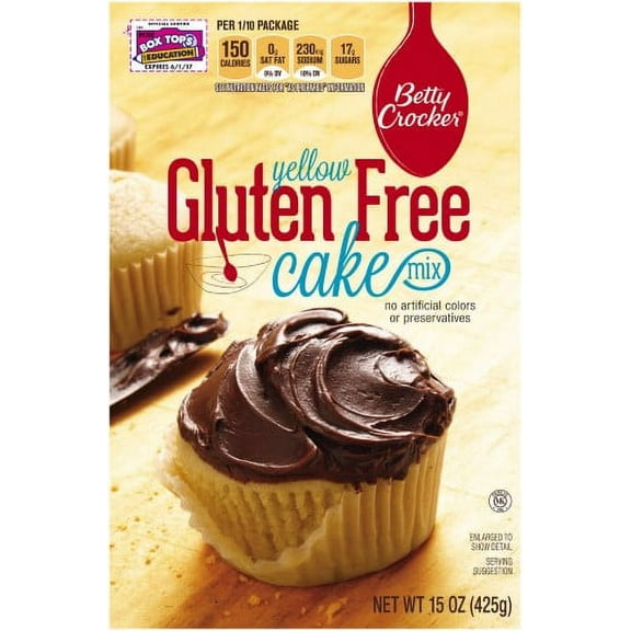 Betty Crocker ® Gluten Free Cake Mix Yellow (Pack of 8)