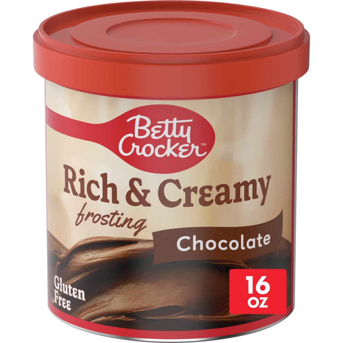 Betty Crocker Rich and Creamy Chocolate Frosting, Gluten Free, 16 oz