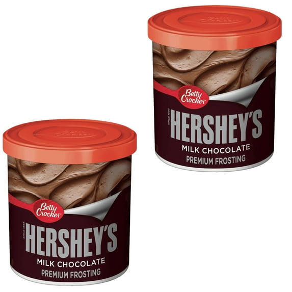 Betty Crocker Gluten Free Hershey's Milk Chocolate Frosting, 2 Pack, 16 oz