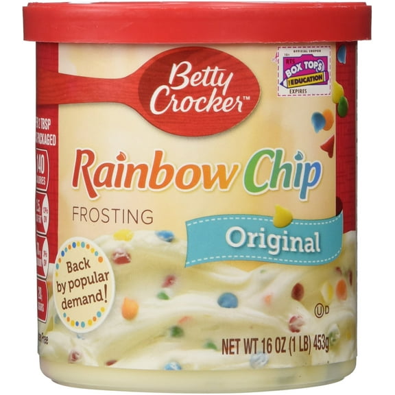 Betty Crocker Gluten Free Rainbow Chip Frosting 16 oz (Pack of 2)